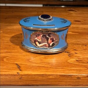 Blue Decorative Titanic Trinket Box